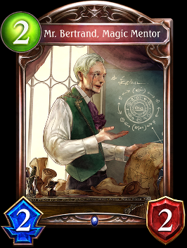shadowverse mr. bertrand, magic mentor