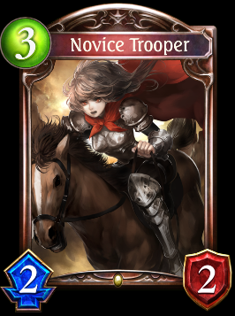 shadowverse novice trooper