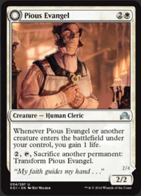 innistrad pious evangel